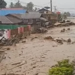 Suasana Desa Wombo yang diterjang bajri bandang, Selasa (27/5/2025). (Foto: Tangkapan layar FB)